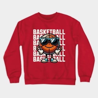 Basketball Mascot Crewneck Sweatshirt